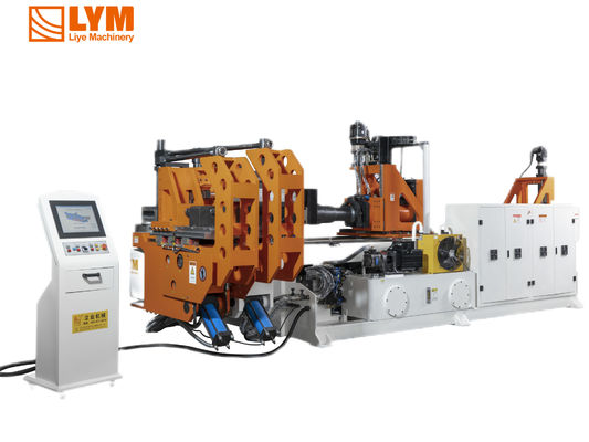 DW130CNC10A3S-T 自動 CNC パイプチューブ屈曲機 5.5 インチ パイプ屈曲機 10 軸 プッシュ屈曲