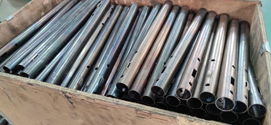 6500mm メタルパイプホールパンシングマシン 弧ノッチングカットマシン